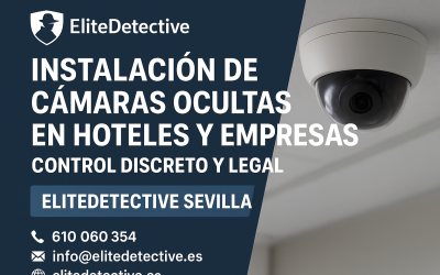 🎥 Instalación de Cámaras Ocultas en Empresas y Hoteles: Control Discreto y Legal con EliteDetective Sevilla