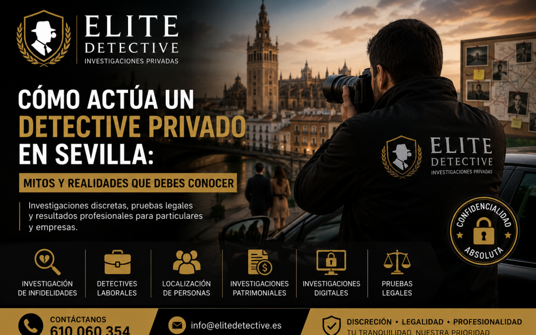Detective privado en Sevilla realizando una investigación profesional - Elite Detective